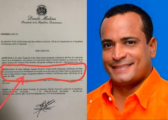 Cuestionan Poder Ejecutivo nombrara por decreto dirigente político de Imbert estuvo preso por alijo de drogas