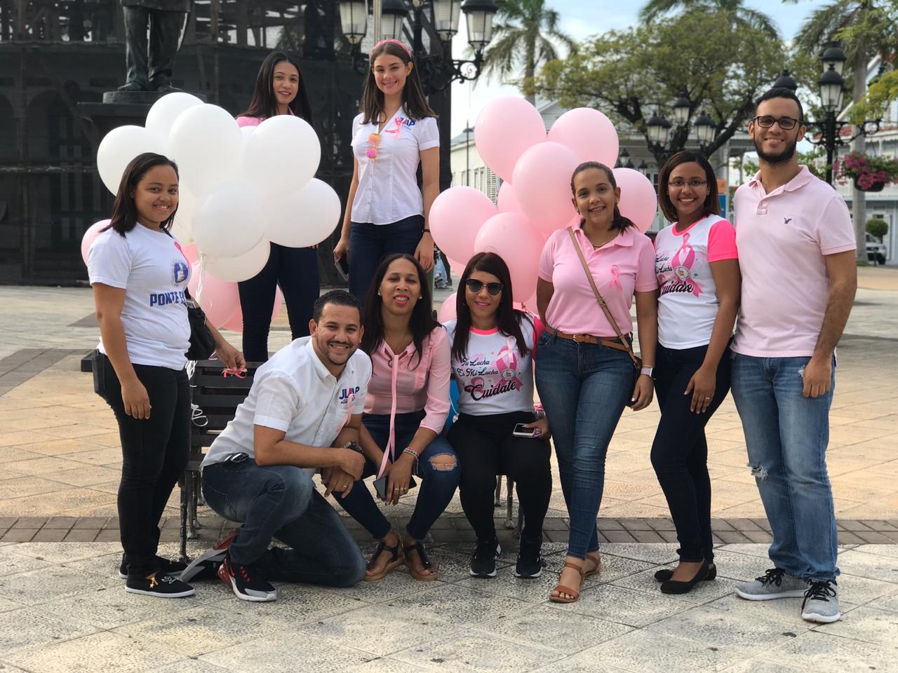 Jóvenes perremeístas de Puerto Plata realizan jornada de concientización sobre Cáncer de Mama