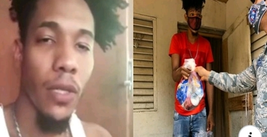 Entregan raciones alimenticias a joven de Sosúa que desafió al presidente Danilo Medina “a llenarle el caldero”