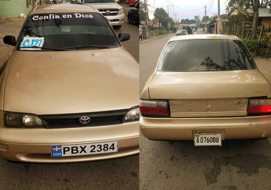 Policía Nacional Recupera en La Vega y Santiago dos automóviles fueron robados en Puerto Plata