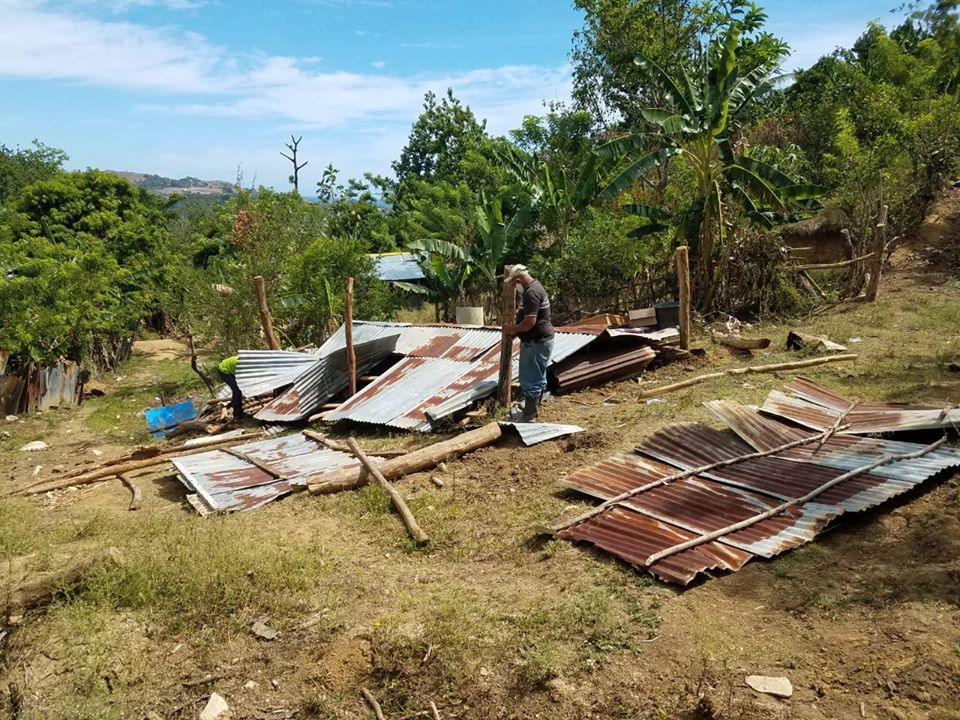 Autoridades destruyen casucha construida ilegalmente en la falda de la Loma Isabel de Torres