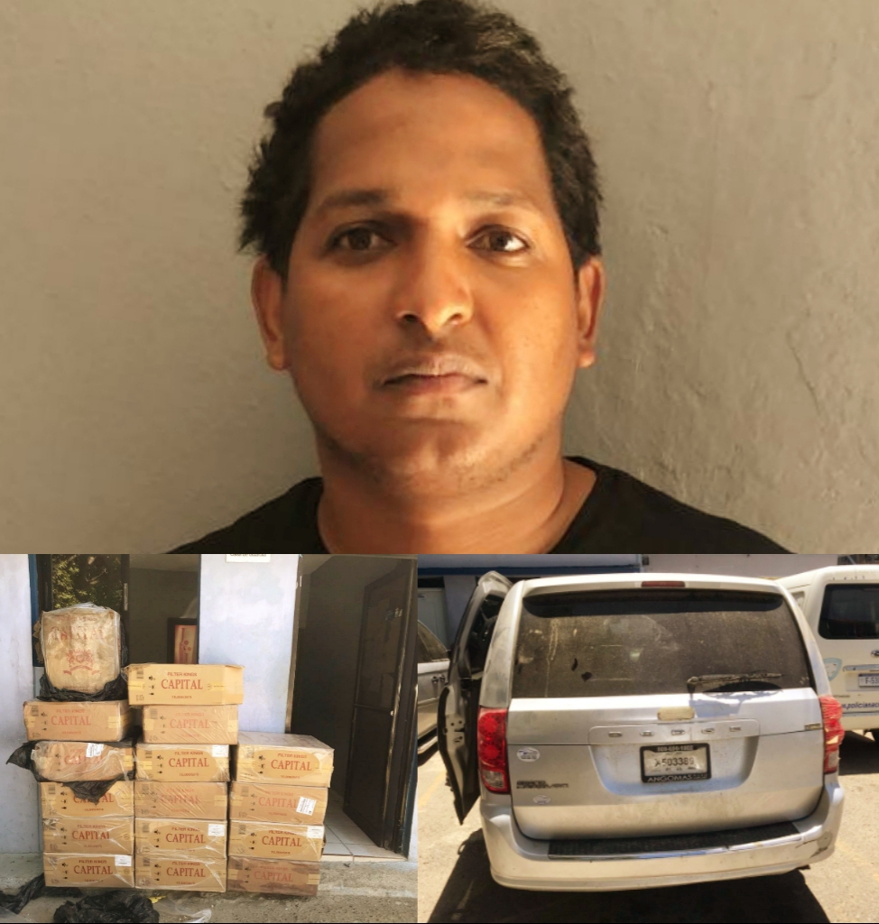 Apresan hombre transportaba contrabando de cigarrillos en carretera parte oeste de Puerto Plata