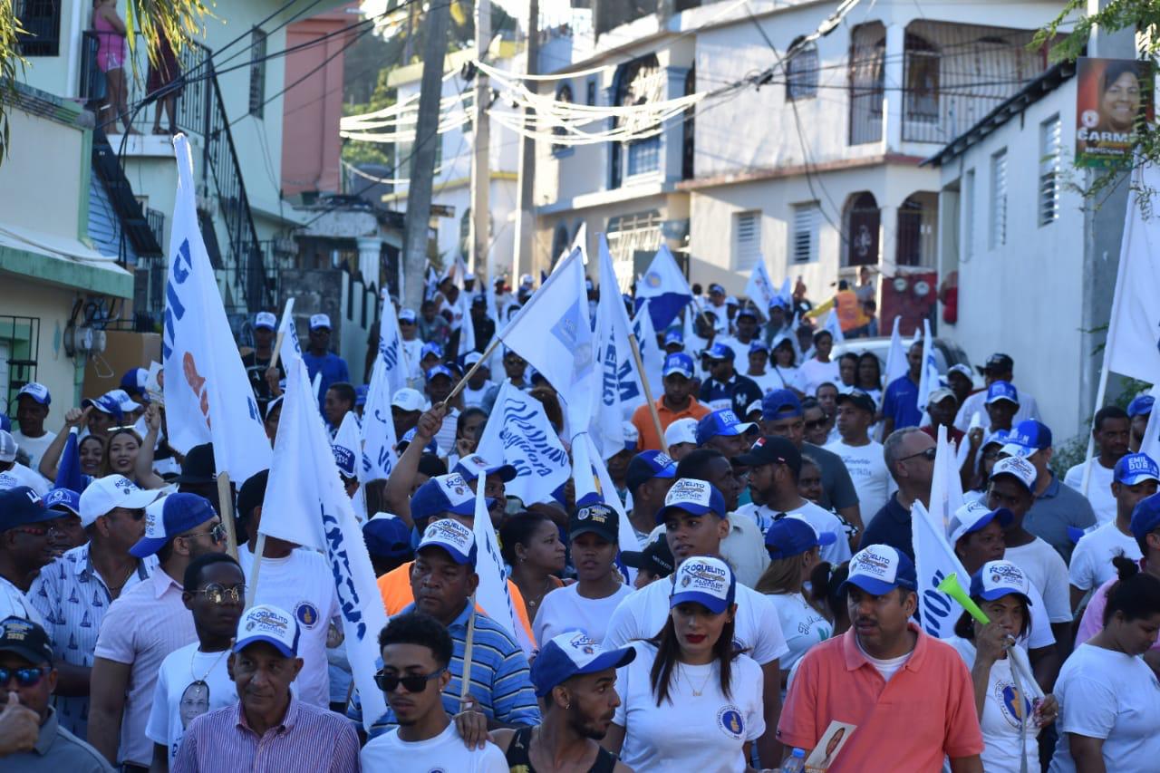 Roquelito García y candidatos del PRM siguen recibiendo amplio respaldo en sectores puertoplateño