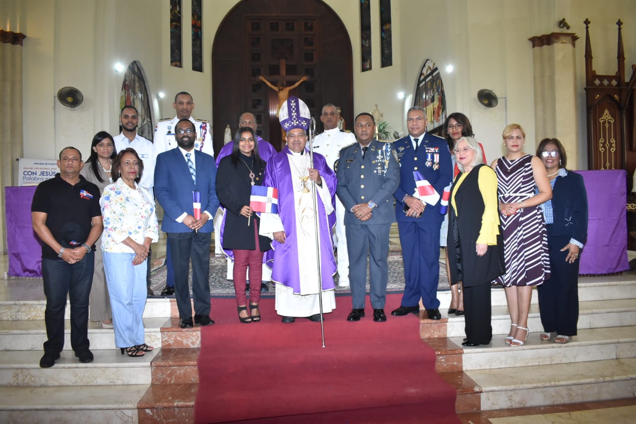 Ofician misa en Puerto Plata por 84 aniversarios fundación Policía Nacional