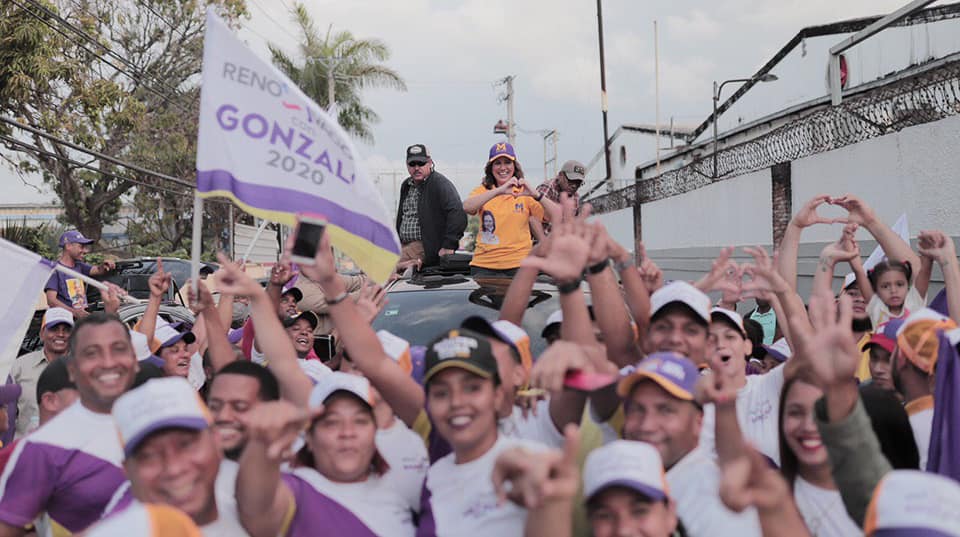 Vicepresidenta Margarita Cedeño encabezó caravana en Puerto Plata en apoyo a candidatos del PLD