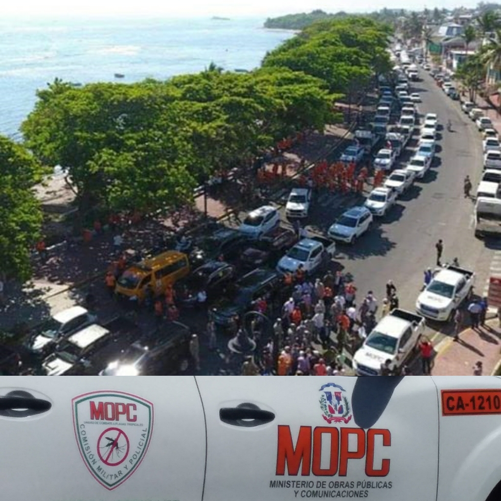 Critican funcionarios gubernamentales no respetaron en Puerto Plata distanciamiento social durante jornada de desinfección