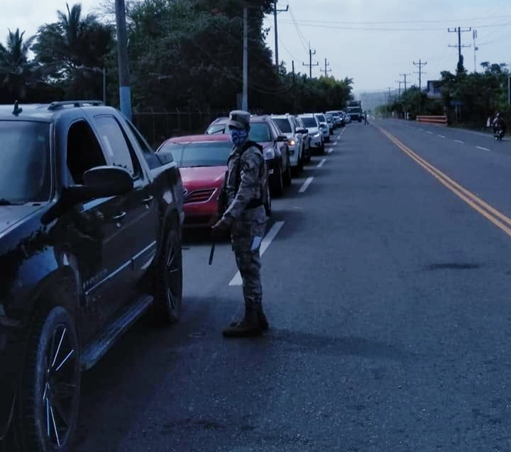 Puerto Plata continúa aislada por retenes policiaco-militares dando cumplimiento al denominado “Cordón Sanitario”