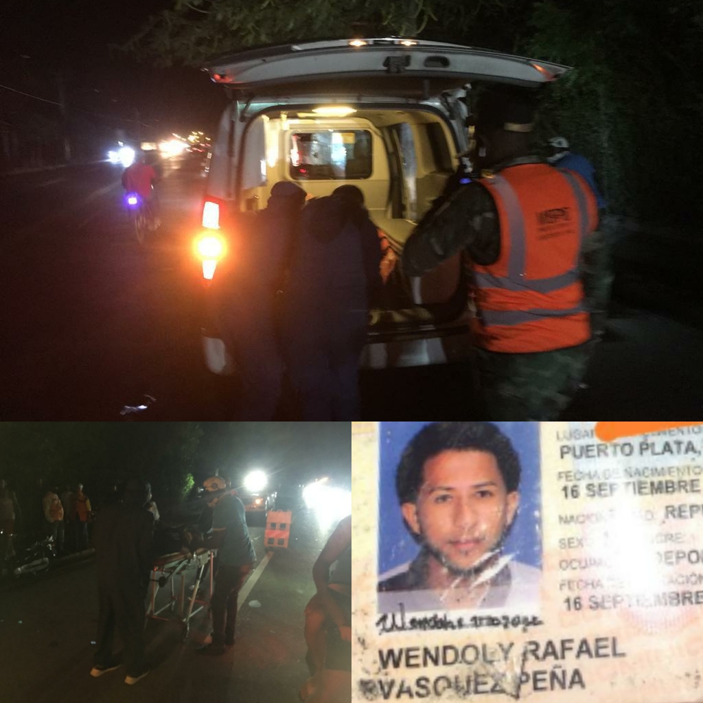 Dos jóvenes resultan severamente heridos en accidente de motocicleta ocurrido en carretera turística Luperón