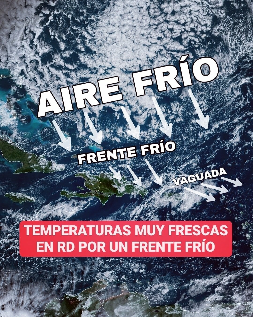 Anuncian temperaturas muy agradables para Puerto Plata durante los próximos días por frente frío