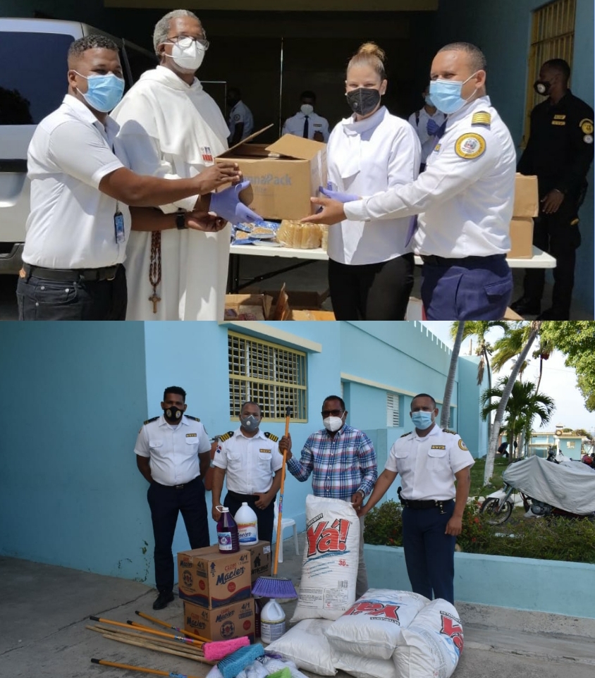 Donan insumos de limpieza y alimentos al Centro Corrección y de Rehabilitación San Felipe