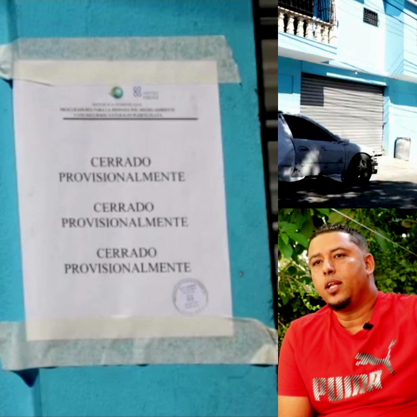 Califican de injusto y abusivo cierre taller de pintura por parte de Medio Ambiente en sector de Puerto Plata