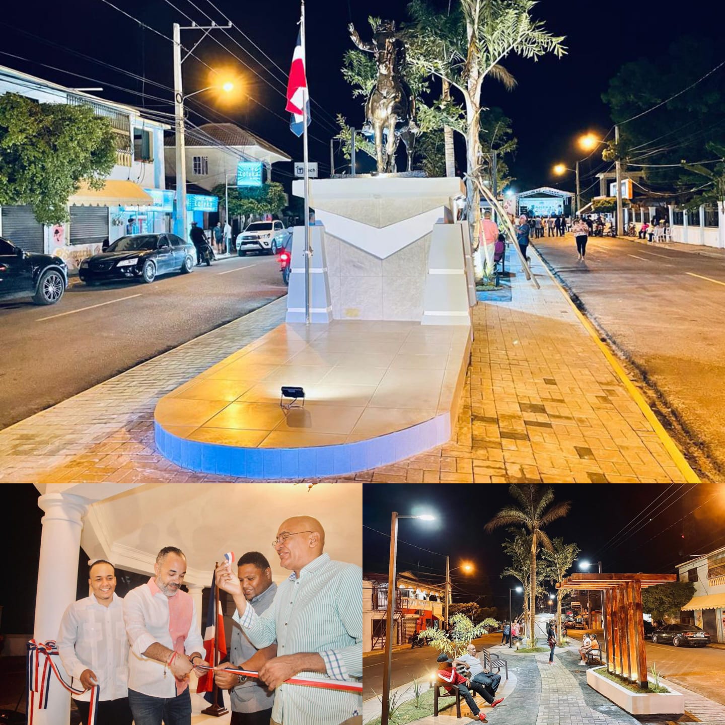 Inauguran remozamiento del Parque 19 de junio en Luperón con espectáculo artístico