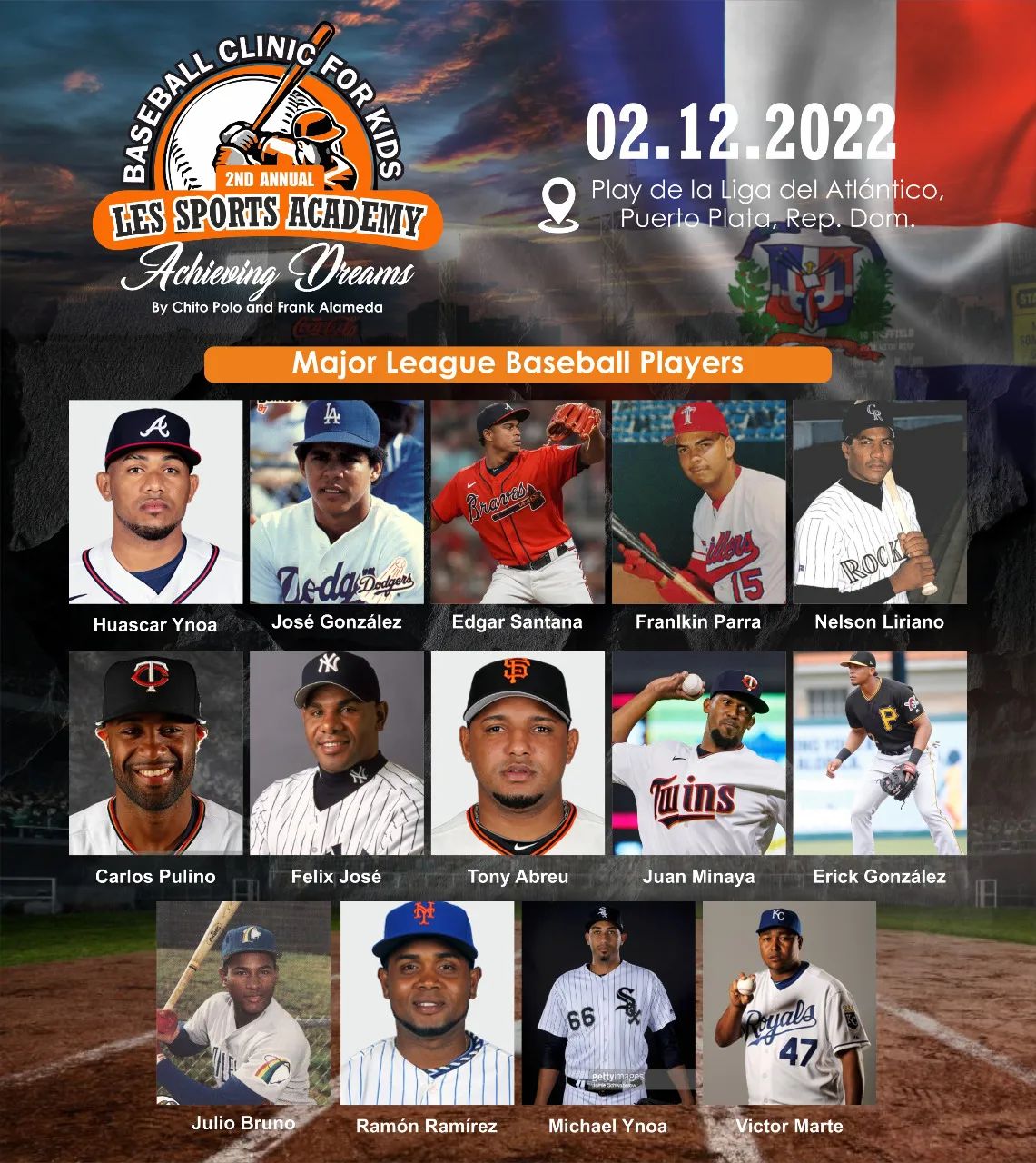 Ofrecerán clínica de béisbol a niños de Puerto Plata este sábado en Liga del Atlántico, reconocerán expelotero “El Gallo Martínez”