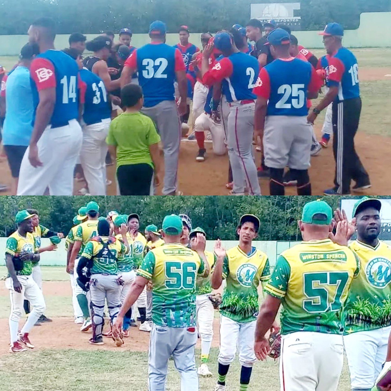 Equipos Titanes de Casa Linda y Cañeros de Montellano triunfan en Liga de Béisbol Superior de Puerto Plata 