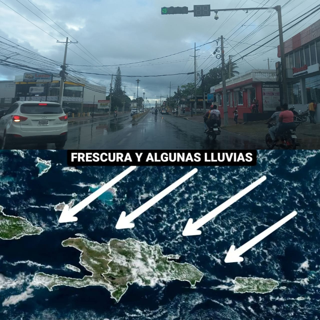 Anuncian chubascos y temperaturas frescas para Puerto Plata y gran parte de RD