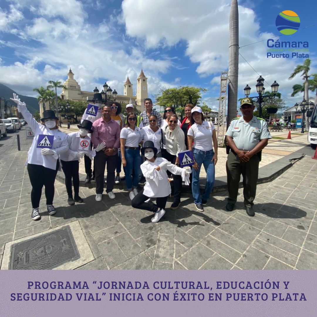 Programa “Jornada Cultural, Educación y Seguridad Vial” inicia con éxito en Puerto Plata
