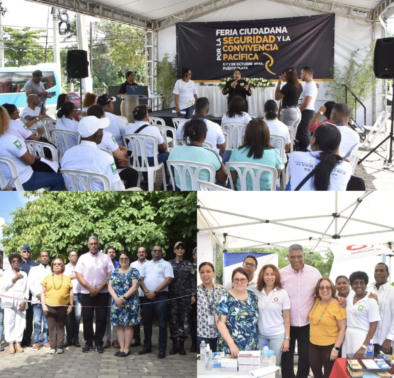 Realizan con éxitos en Puerto Plata Feria Ciudadana por la Seguridad y la Convivencia Pacífica