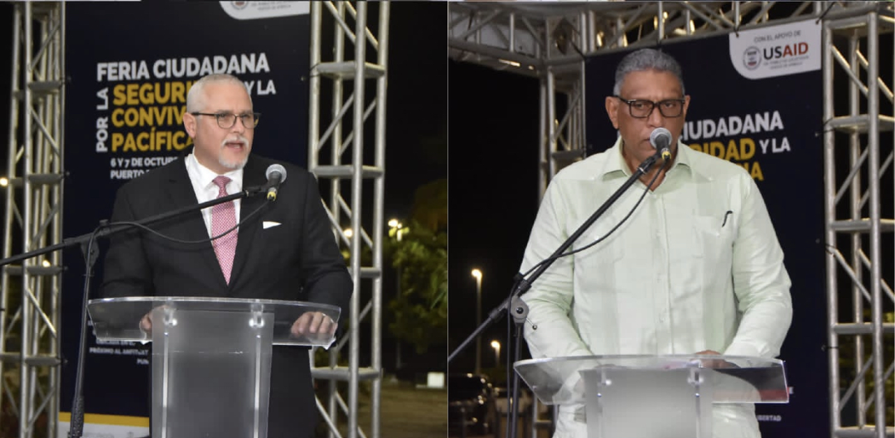 Juez de SCJ y ministro de Interior y Policía abogan en Puerto Plata por la convivencia pacífica en pos de la seguridad ciudadana