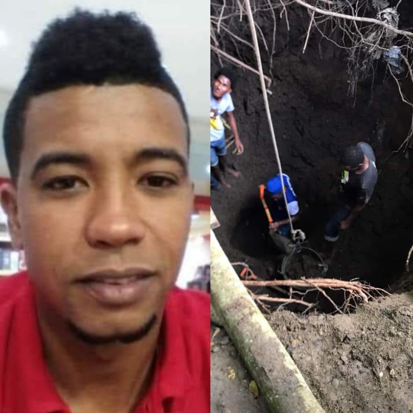 ¡Trágica! Muere joven asfixiado tras derrumbe de tierra en Maimón, Puerto Plata