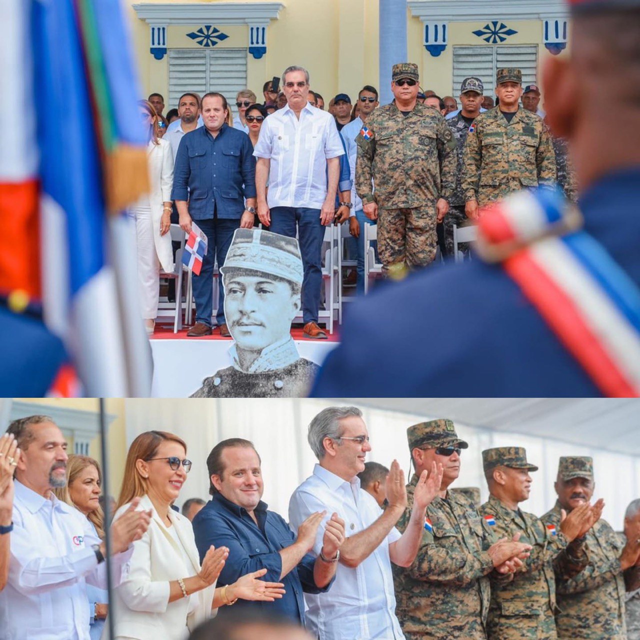 Presidente Abinader rindió homenaje a Luperón en Puerto Plata en el 183 aniversario de su natalicio