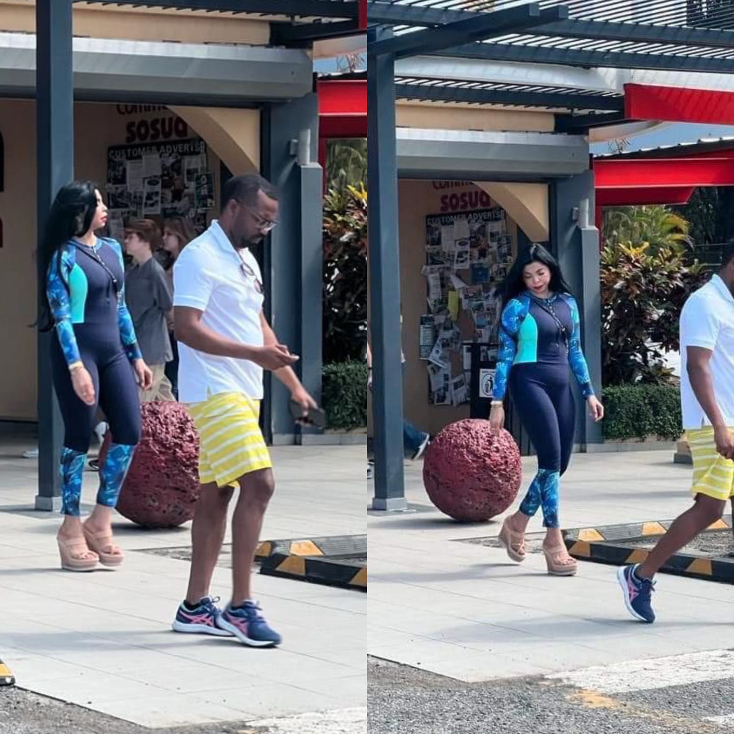 Famosa fiscal Yeni Berenice fue vista en Sosúa durante el feriado del viernes santo