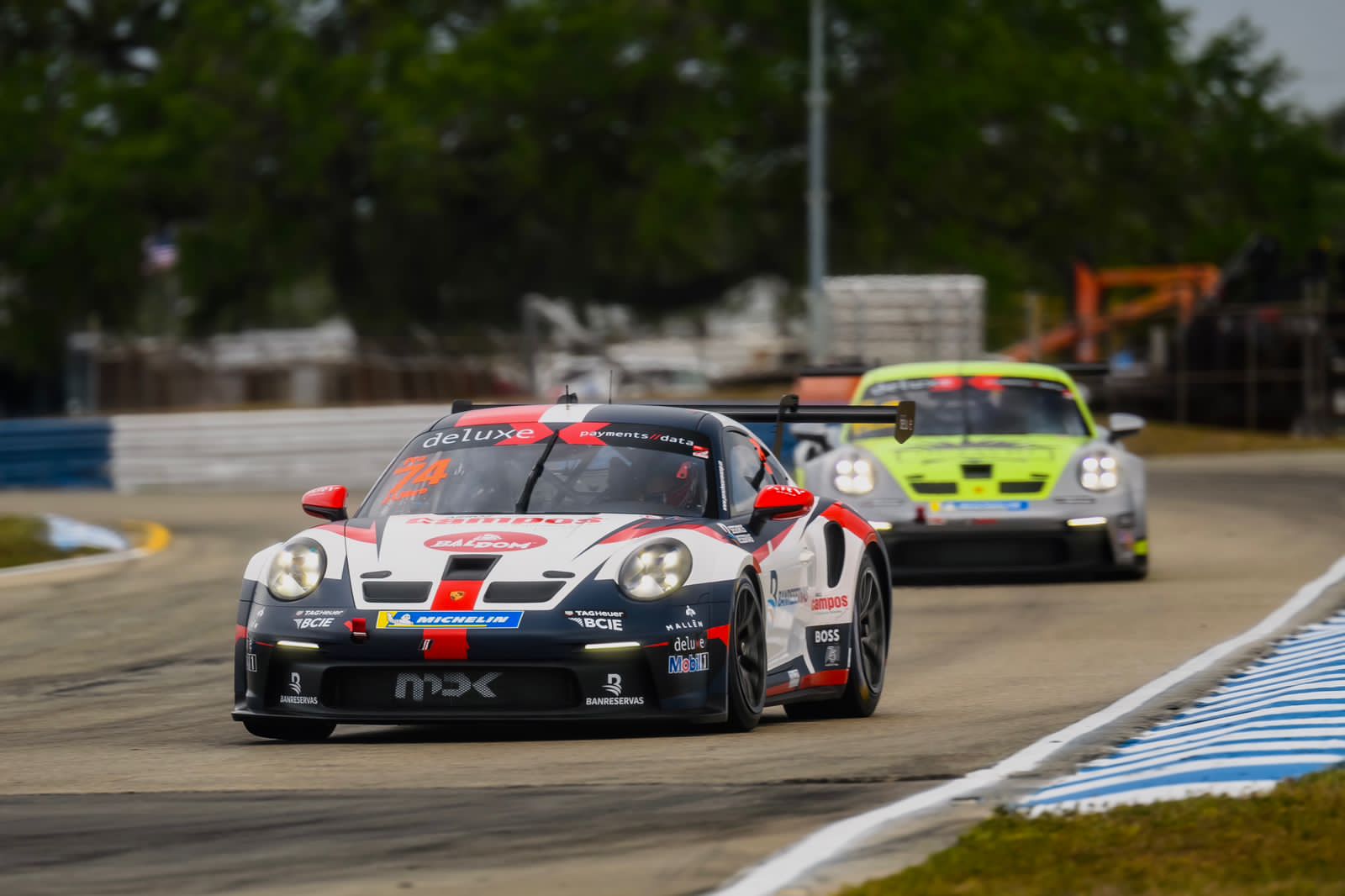 Jimmy Llibre por primera vez en el circuito callejero de Long Beach en California, Estados Unidos