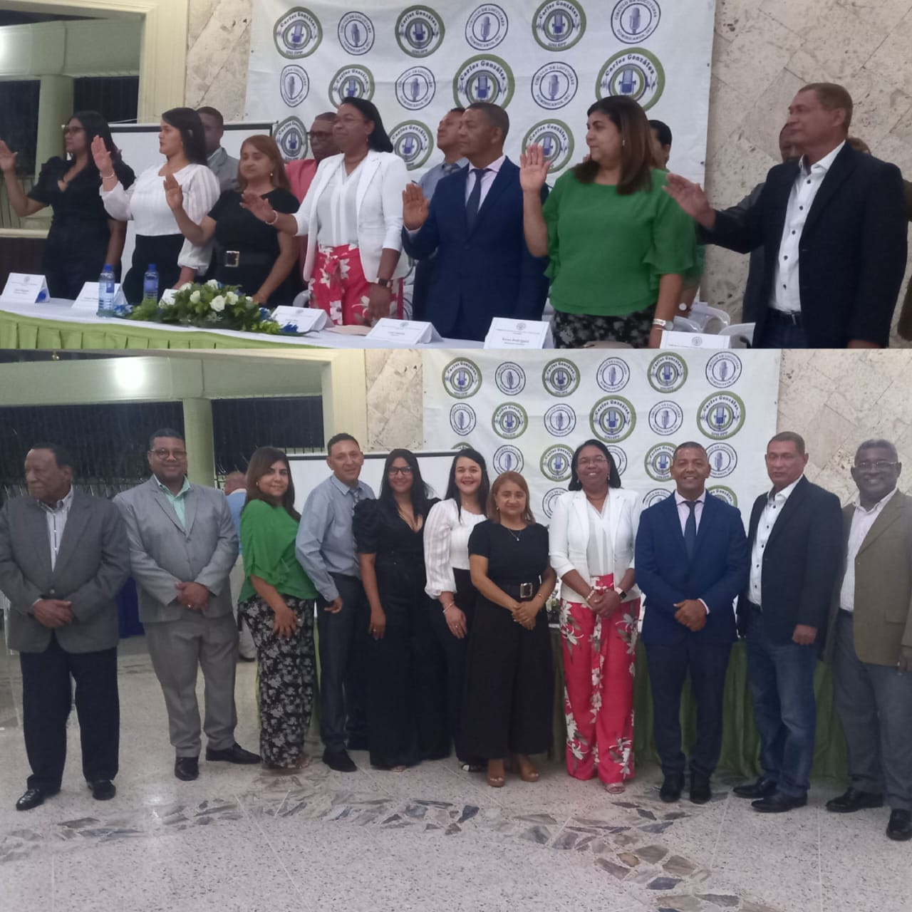 Realizan actividades en Puerto Plata por el Día Nacional del Locutor, posesionan Junta Directiva del SINLOPP 