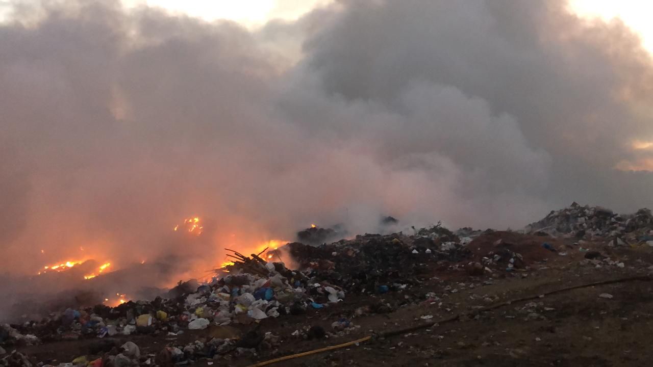 ¡Qué Barbaridad! Vuelve a incendiarse el vertedero municipal de Puerto Plata
