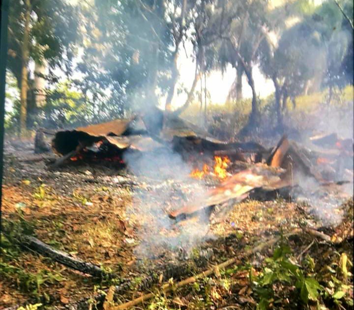¡Trágica! Muere agricultor carbonizado tras incendiarse su vivienda en paraje de Yásica Arriba