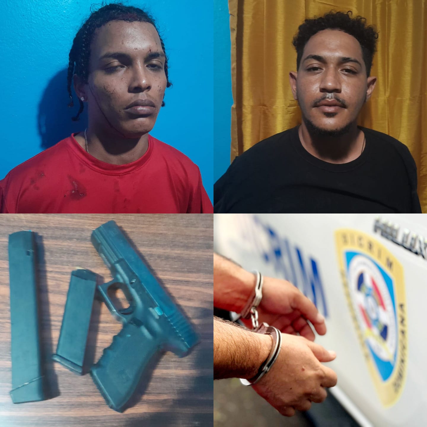 Capturan en Puerto Plata dos sujetos cometieron asesinatos en Moca y La Vega