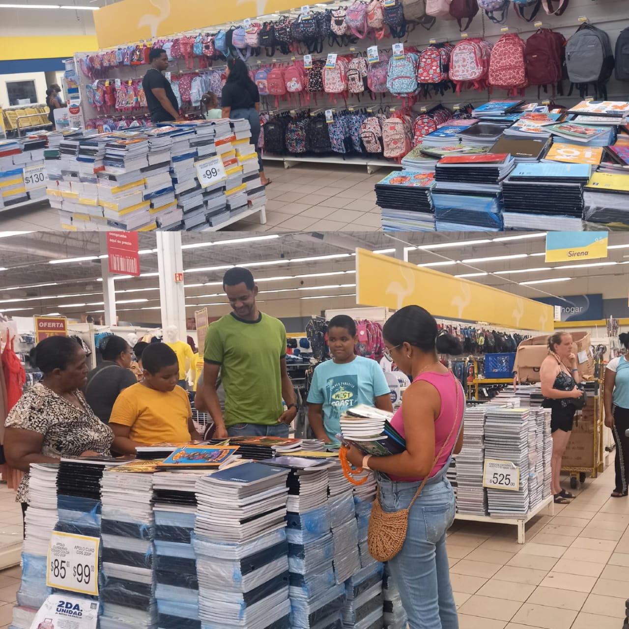 Padres de Puerto Plata vuelven a quejarse por los precios de útiles escolares  
