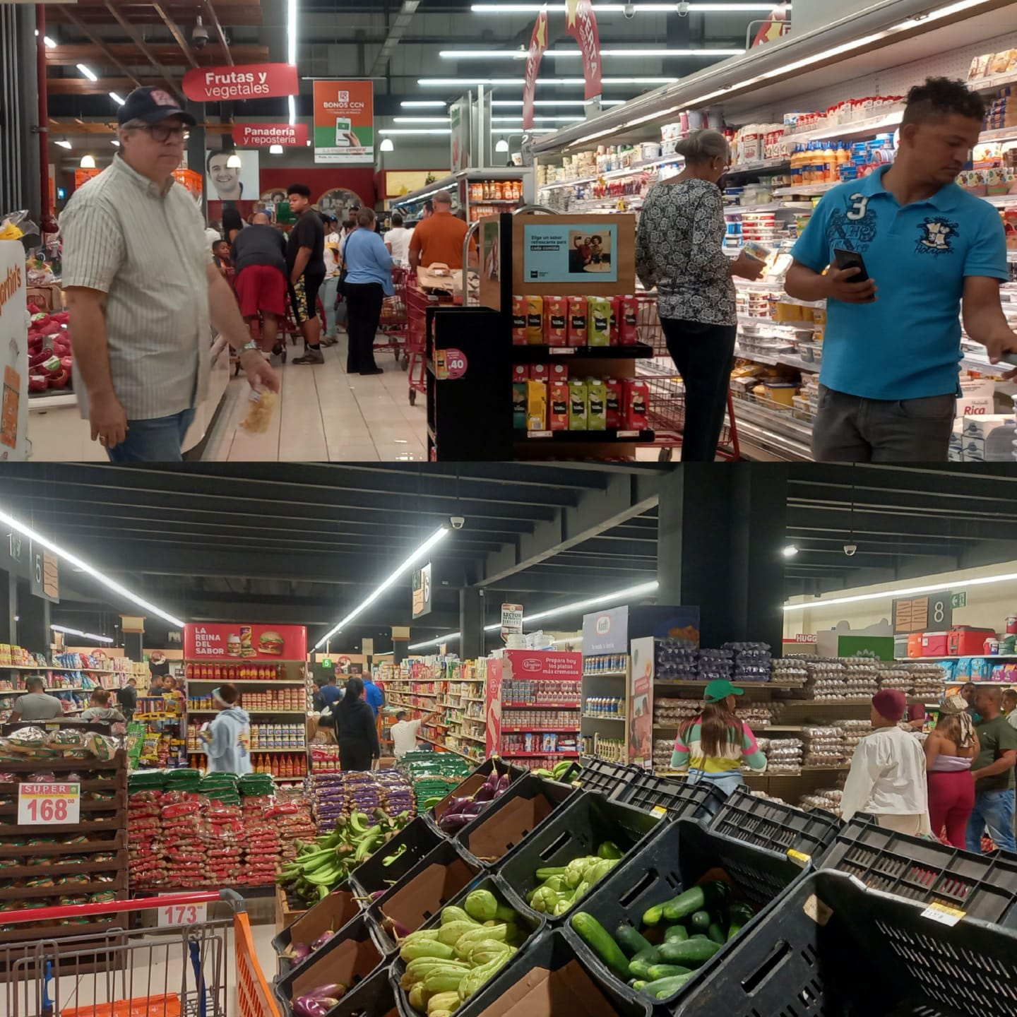 Ciudadanos abarrotan supermercados y comercios de Puerto Plata preparándose para Nochebuena y Navidad   