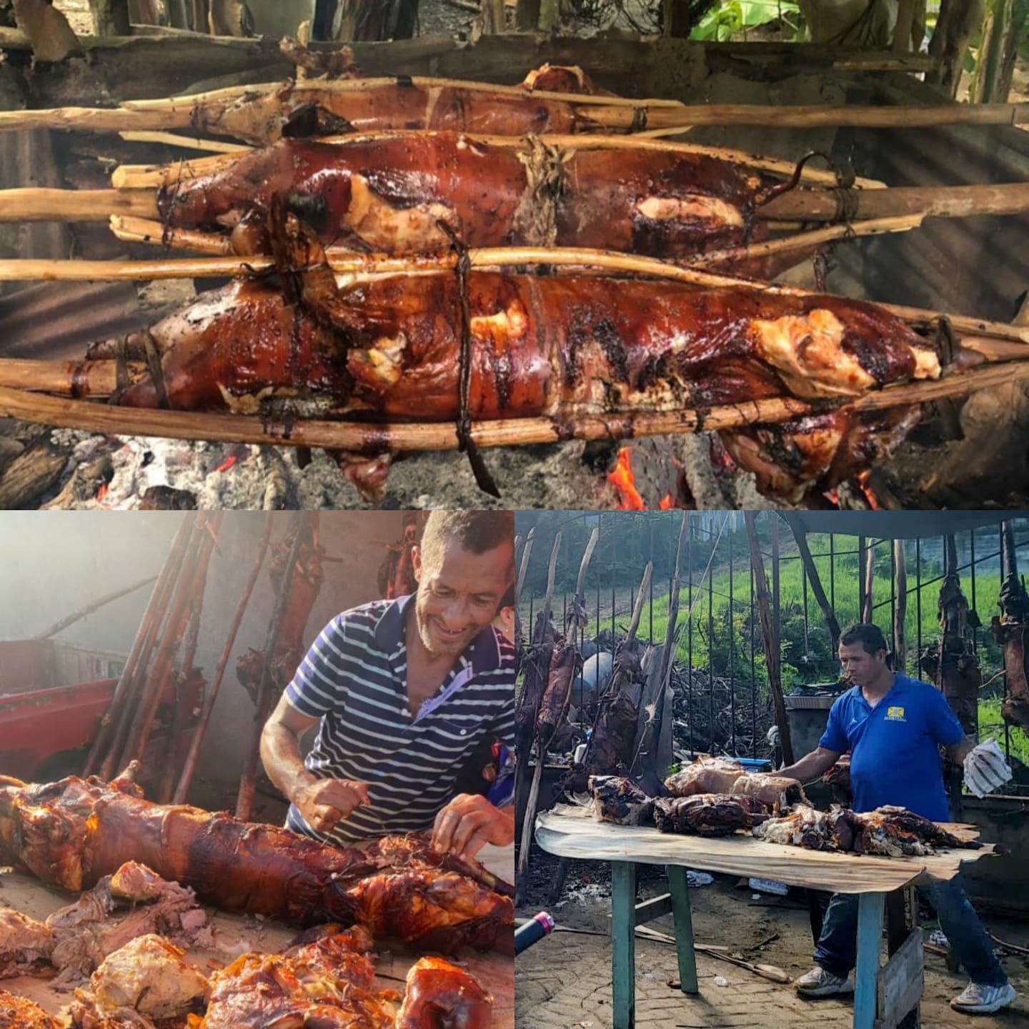 Se dinamiza venta de cerdo asado en Puerto Plato por el día de Nochebuena, libra se cotiza a RD$400   
