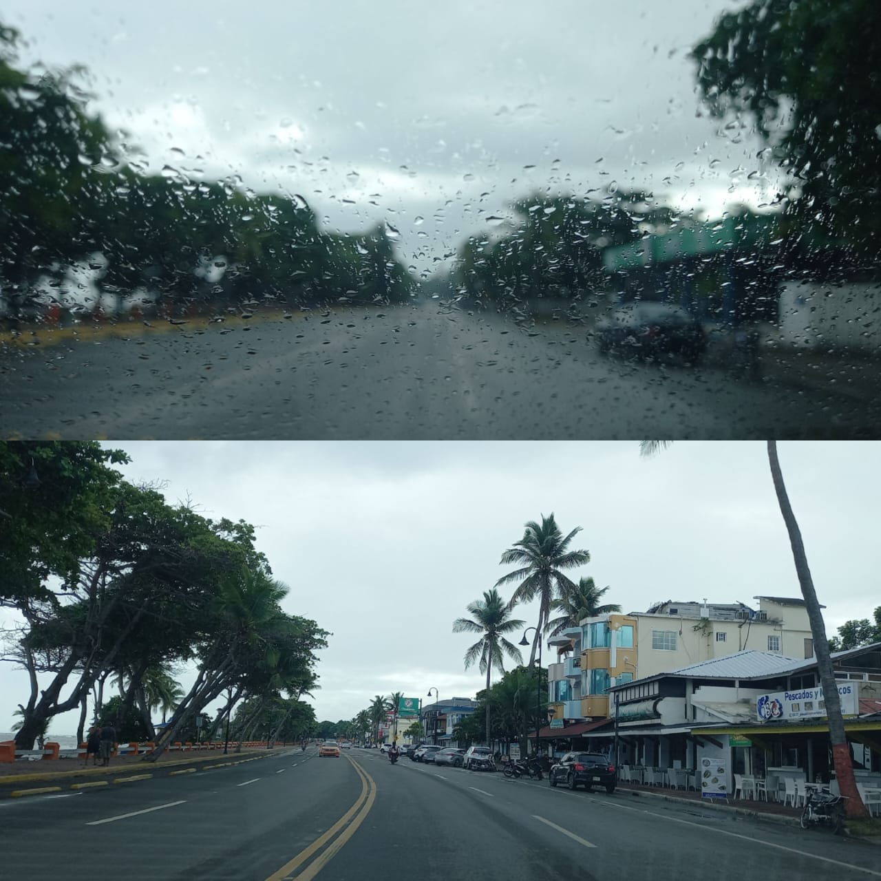 Se registran temperaturas muy frescas y aguaceros en Puerto Plata por incidencia de una vaguada y un frente frío