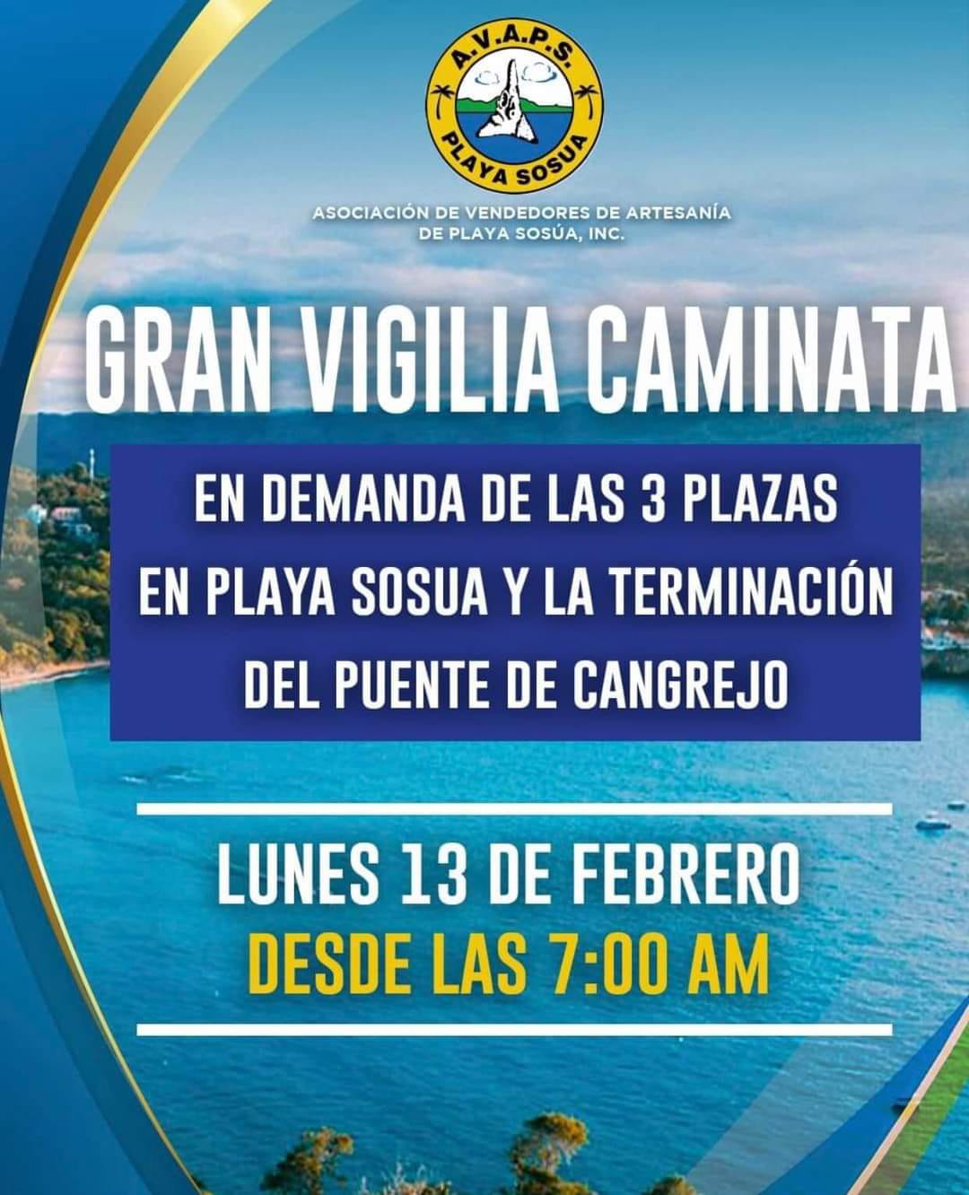 Vendedores en playa Sosúa anuncian otra caminata; aseguran torpedean proyecto oficial