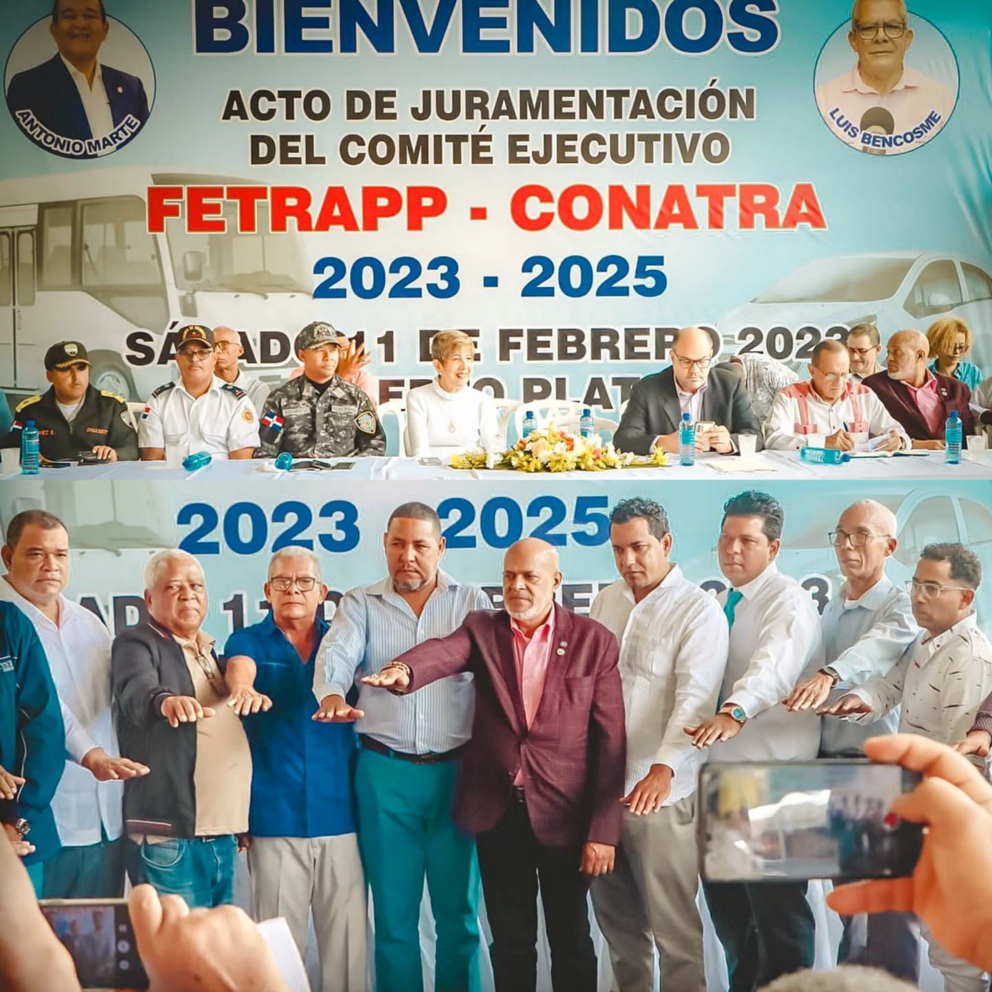 Juramentan nueva directiva de la Federación de Transportistas de Puerto Plata 