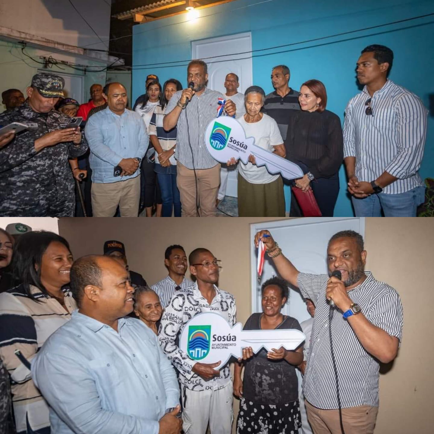 Alcaldía de Sosúa entrega viviendas a familias de escasos recursos del sector Los Charamicos