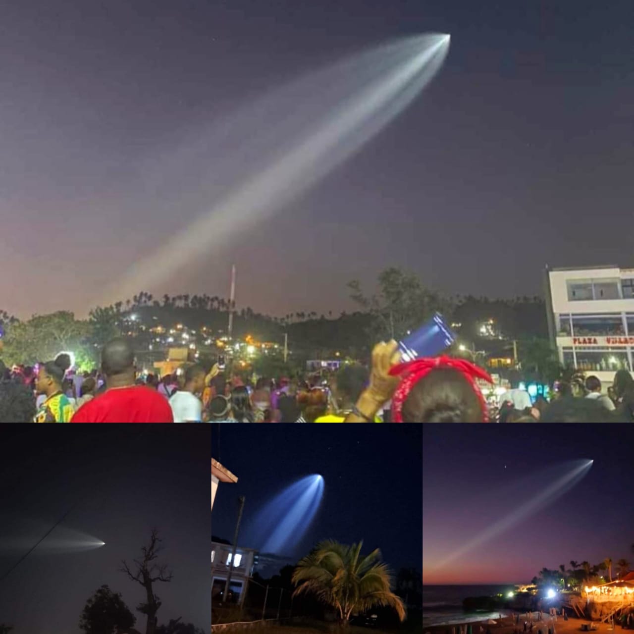 Avistamiento del cohete causó mucha curiosidad y hasta temor en población de Puerto Plata