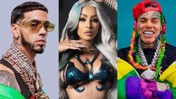 Anuel AA y 6ix9ine estallan una despiadada guerra mediática con Yailin en el medio