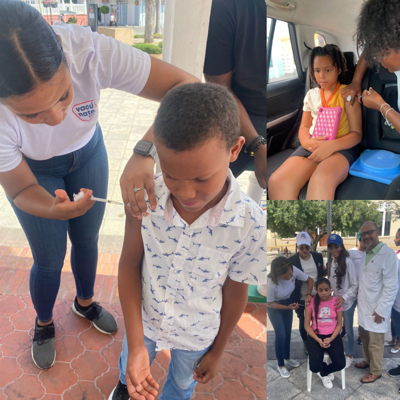 Salud Publica realizó novedosa jornada de vacunación de niños en Puerto Plata