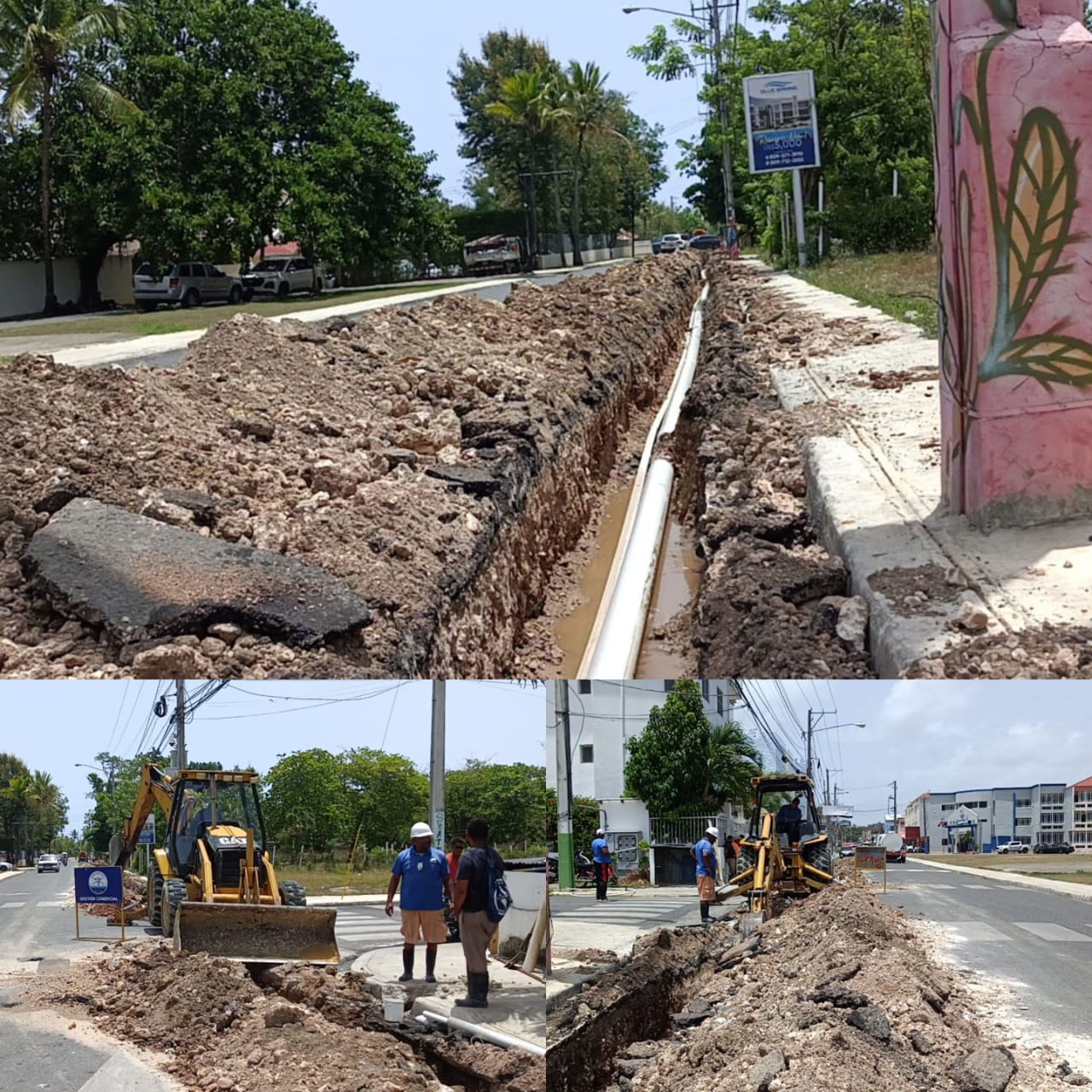 CORAAPPLATA coloca nueva línea de 6 pulgadas para seguir optimizando servicio de agua en Sosúa 