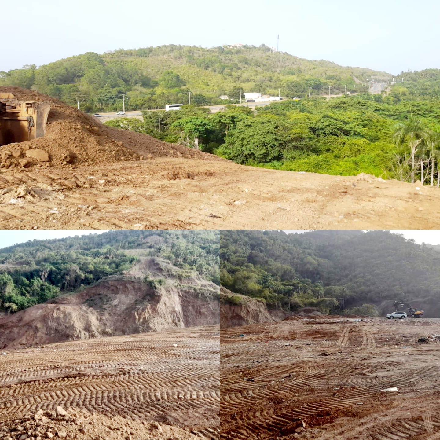 Tras varios días de arduo trabajo extinguen fuego en vertedero municipal de Puerto Plata