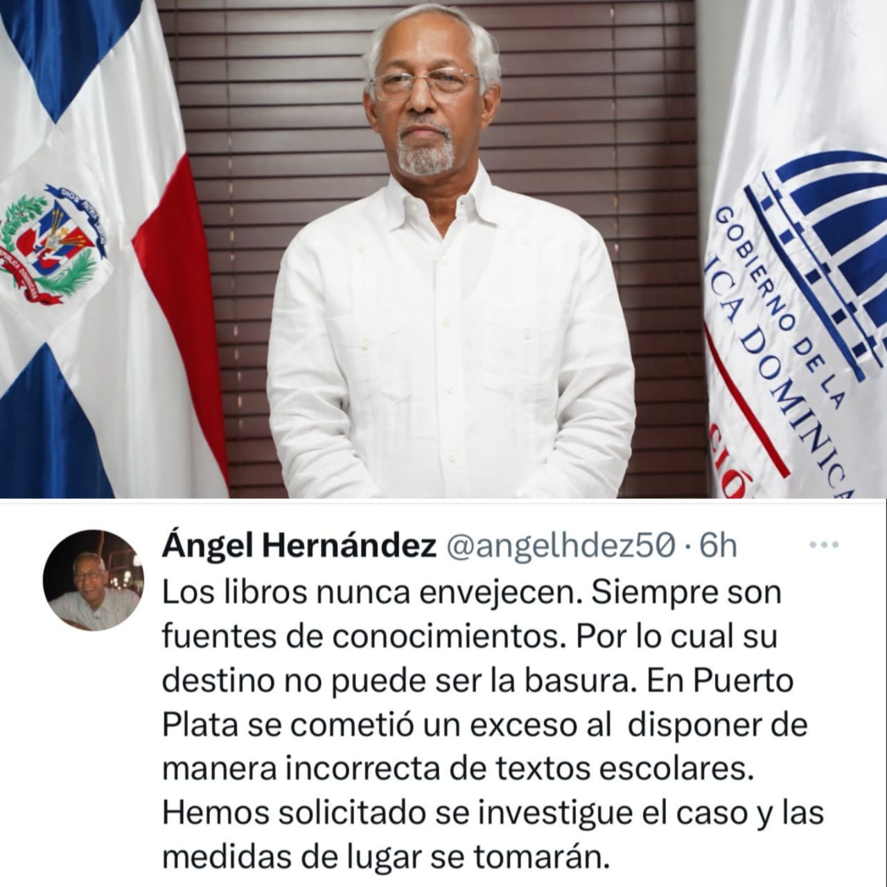 Ministro de Educación fustiga botaran cajas de libros en centro educativo de Puerto Plata