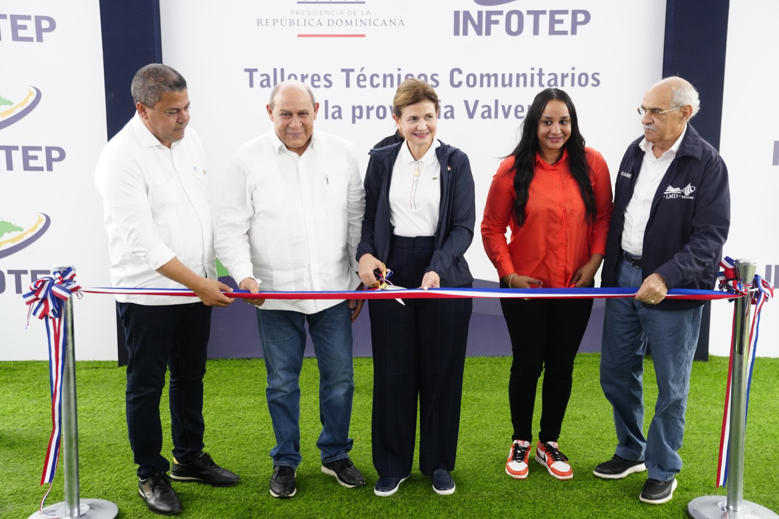 Vicepresidenta Raquel Peña inaugura centro de capacitación del INFOTEP en la provincia Valverde