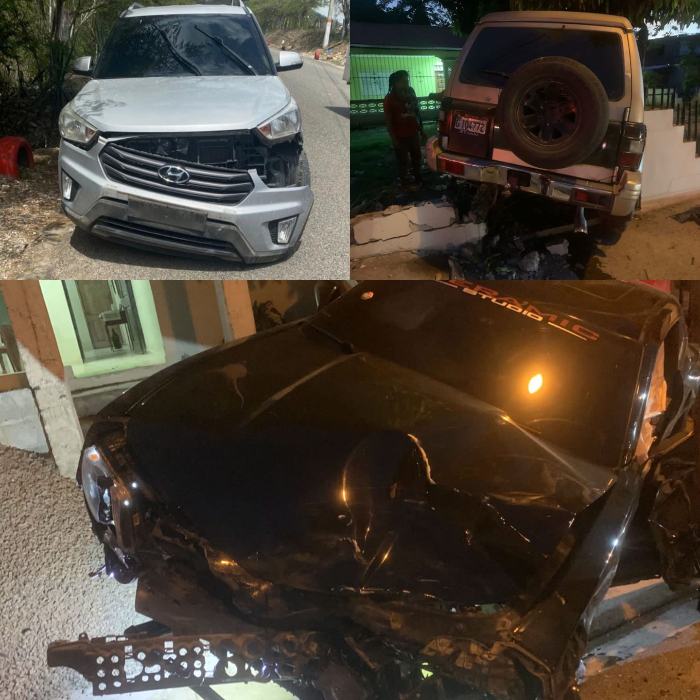 ¡Trágica! Muere una persona y varias resultan heridas en accidentes de tránsito ocurridos por separado en Puerto Plata