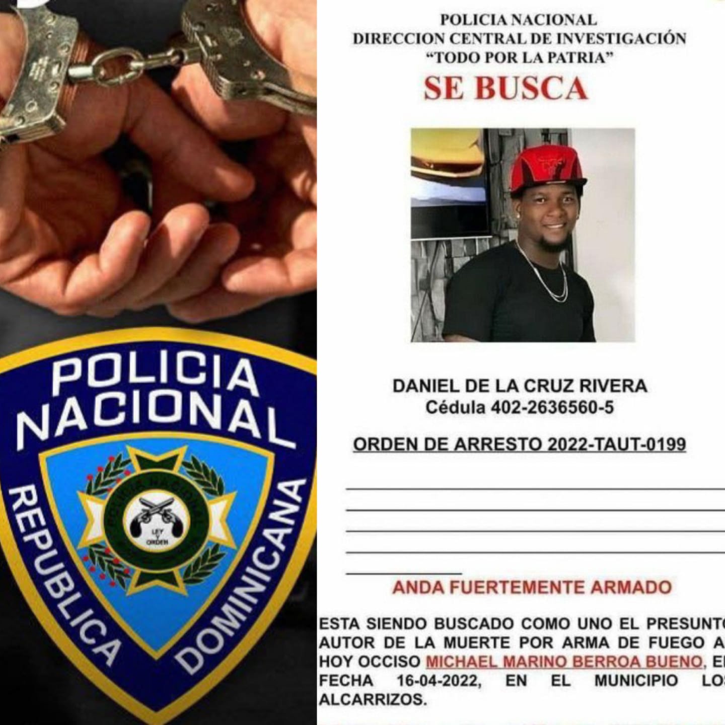 Apresan en Puerto Plata sujeto estaba prófugo tras asesinar joven en Los Alcarrizos  