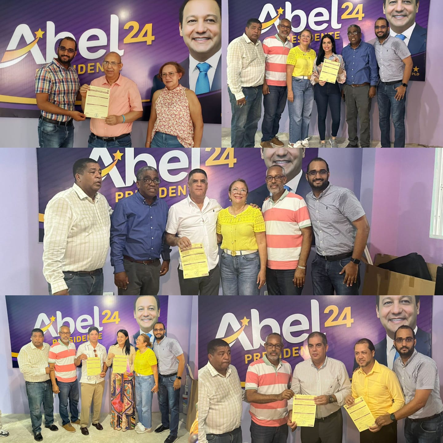 Con inscripciones de múltiples precandidatos a cargos electivos se activa el PLD en Puerto Plata