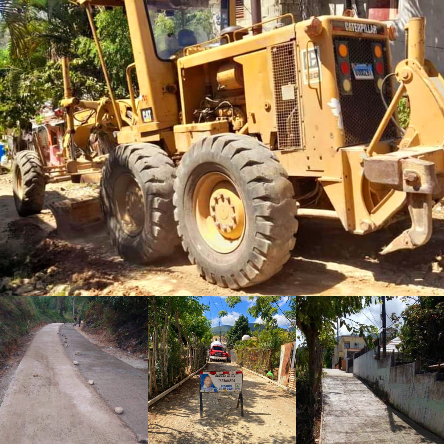 Alcaldía Municipal de Puerto Plata emprende trabajos acondicionamiento de caminos vecinales y calles 