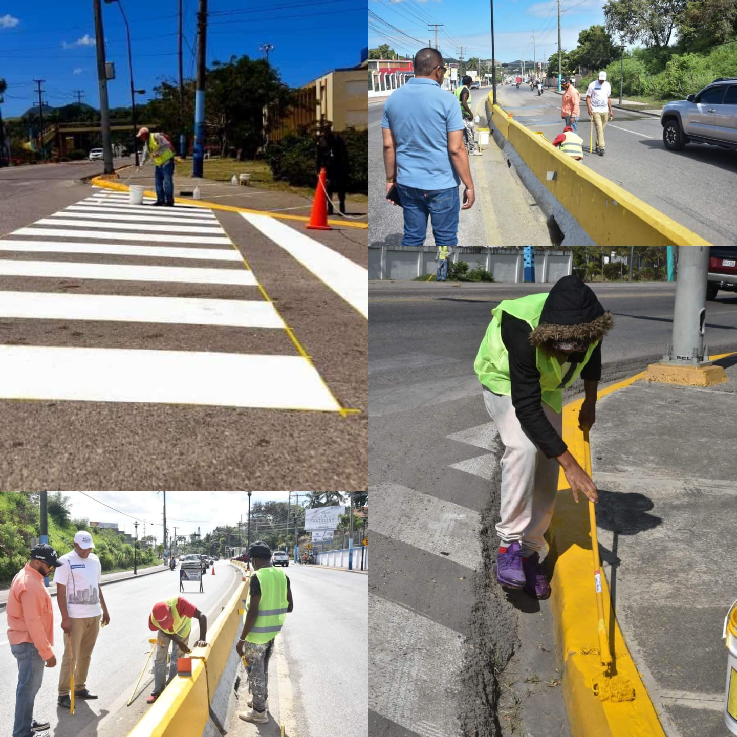 Alcaldía de Puerto Plata inicia jornada de señalización y embellecimiento de vías
