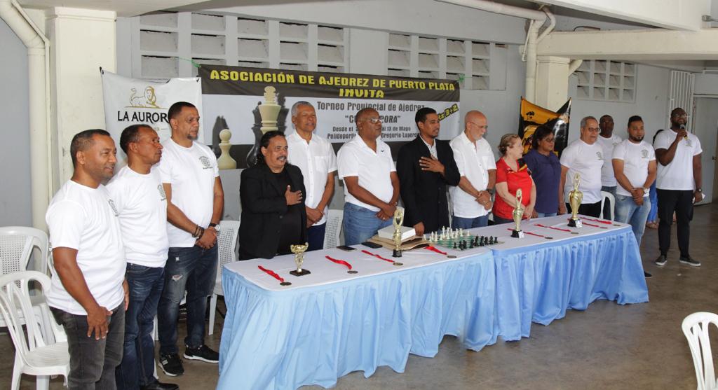 La Asociación de Ajedrez de Puerto Plata, celebró la inauguración del torneo provincial en el polideportivo Fabio Rafael Gonzalez 